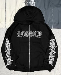 Y2K Harajuku Graphic Oversized Hoodie™