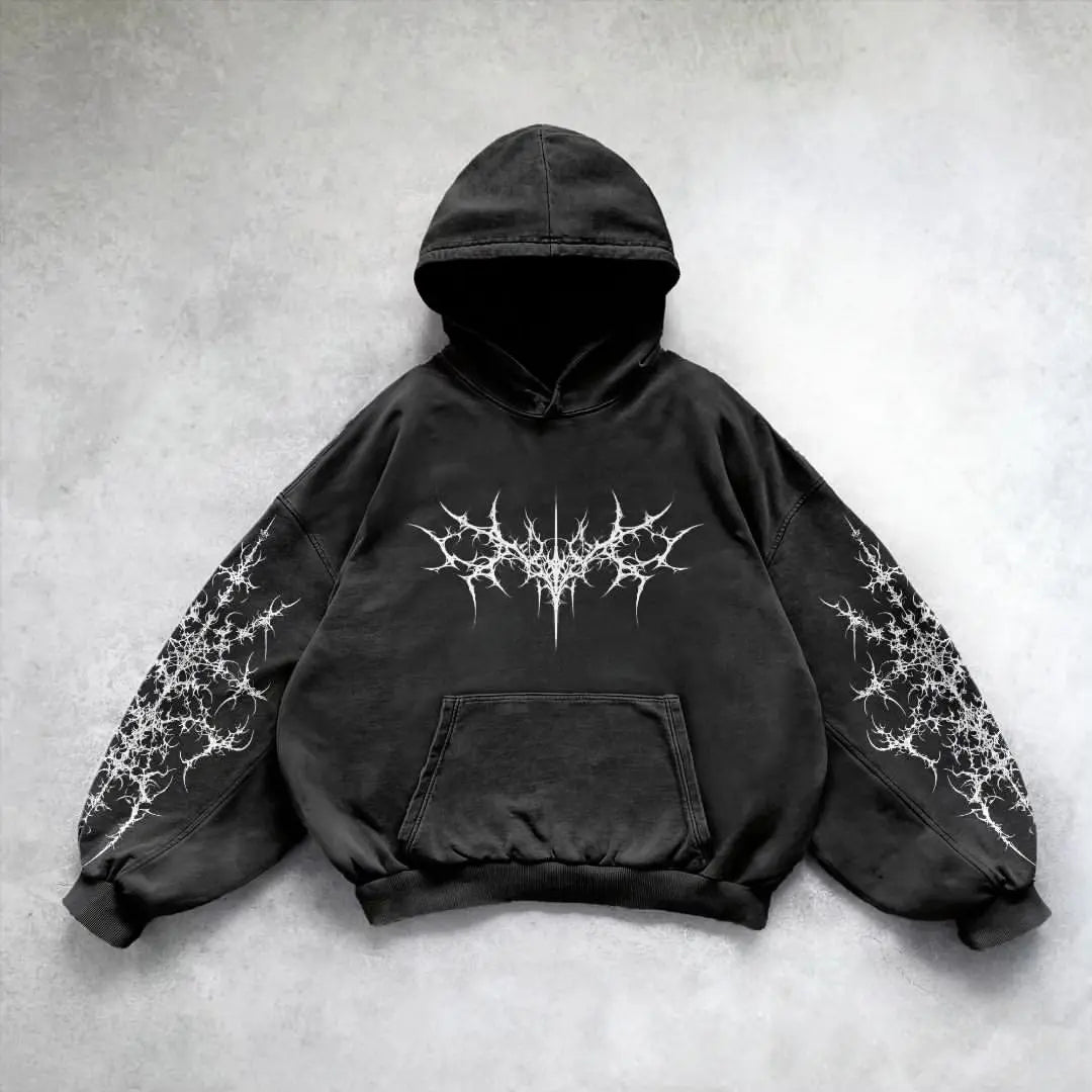 Vintage Punk Casual Hoodie™