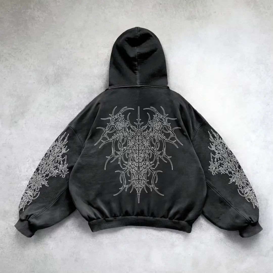 Vintage Punk Casual Hoodie™