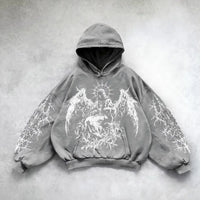 Vintage Punk Casual Hoodie™