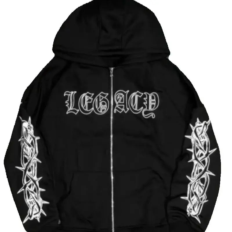 Y2K Harajuku Graphic Oversized Hoodie™