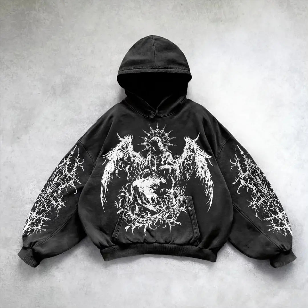 Vintage Punk Casual Hoodie™