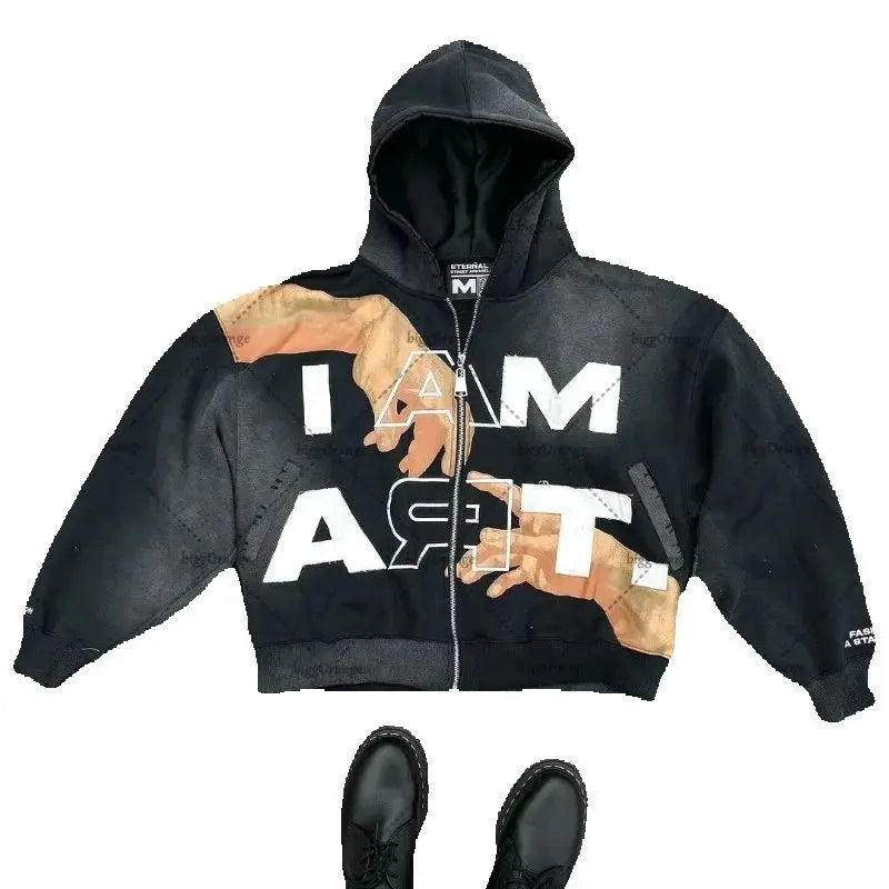 Oversized Harajuku Hip-Hop Hoodie™
